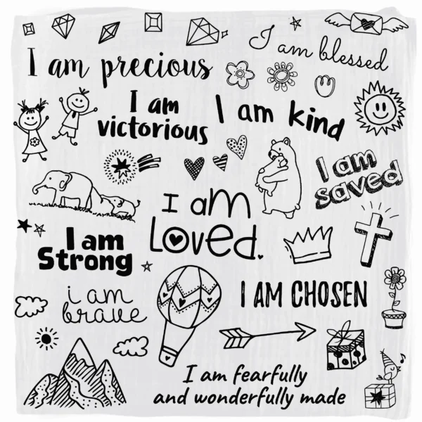 I AM Scripture Swaddle Blanket