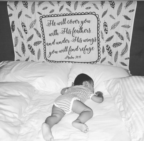 Feathers Scripture Swaddle - Image 3