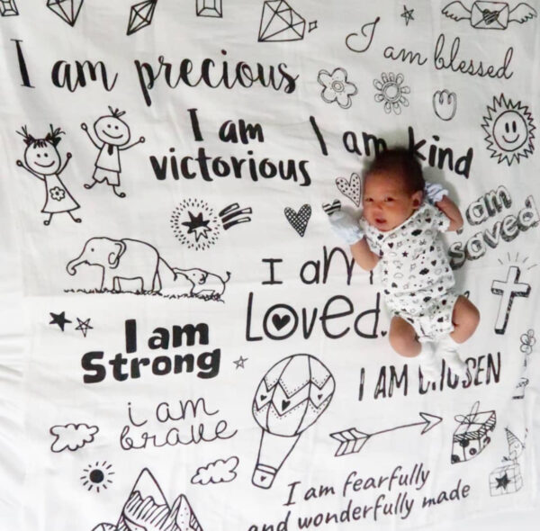 I AM Scripture Swaddle Blanket - Image 2